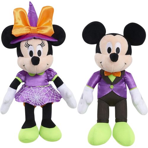 디즈니 [아마존베스트]Disney Halloween 9 Bean Plush -Mickey & Minnie (Brown Mailer)
