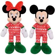 [아마존베스트]Disney Holiday Large 19 Plush - Mickey & Minnie (Brown Mailer)