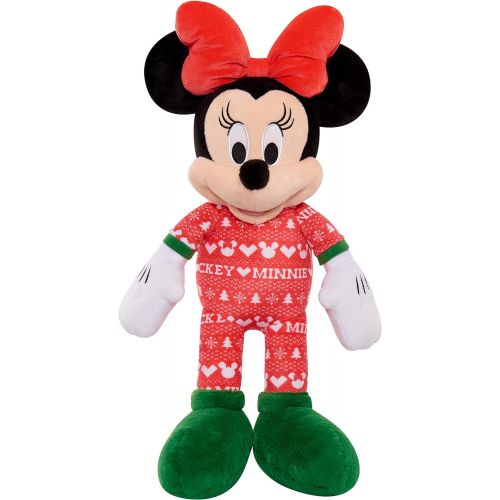 디즈니 [아마존베스트]Disney Holiday Large 19 Plush - Mickey & Minnie (Brown Mailer)