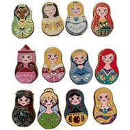 [아마존베스트]Disney Nesting Dolls 5 Pin Collectible Packs NEW