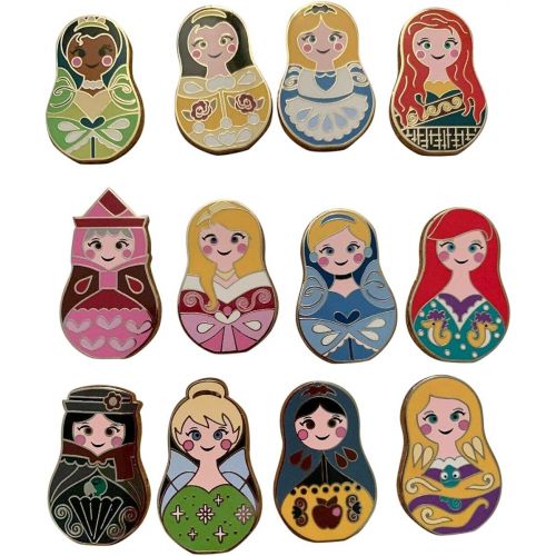 디즈니 [아마존베스트]Disney Nesting Dolls 5 Pin Collectible Packs NEW