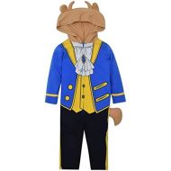 [아마존베스트]Disney The Beast Prince Baby Boys Costume Coverall with Hood, Blue 24 Months / 2T