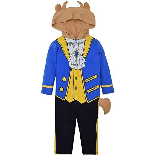 디즈니 [아마존베스트]Disney The Beast Prince Baby Boys Costume Coverall with Hood, Blue 24 Months / 2T