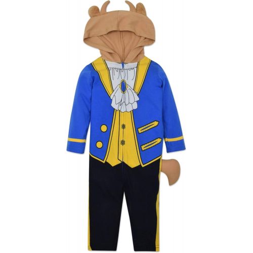 디즈니 [아마존베스트]Disney The Beast Prince Baby Boys Costume Coverall with Hood, Blue 24 Months / 2T