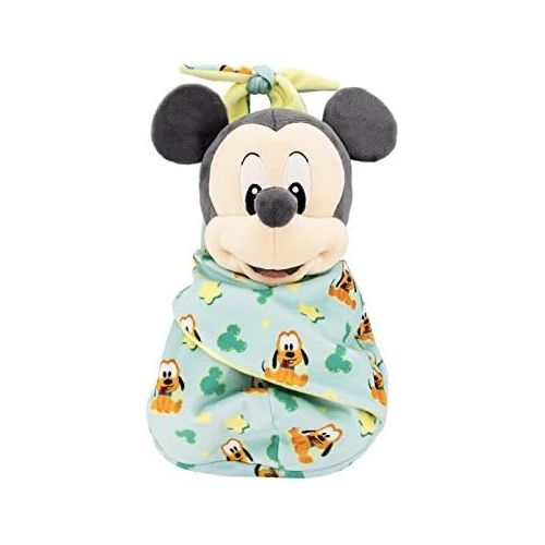 디즈니 [아마존베스트]Disney Parks Baby Mickey Mouse in a Pouch Blanket Plush Doll