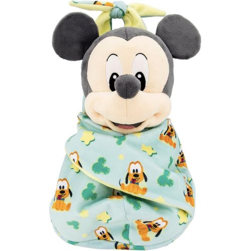 디즈니 [아마존베스트]Disney Parks Baby Mickey Mouse in a Pouch Blanket Plush Doll