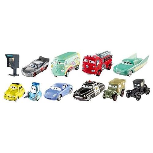 디즈니 [아마존베스트]Disney/Pixar Cars 3 Return To Radiator Springs 10-Pack (Includes Lizzie, Sheriff, and Sally)