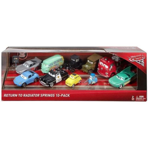 디즈니 [아마존베스트]Disney/Pixar Cars 3 Return To Radiator Springs 10-Pack (Includes Lizzie, Sheriff, and Sally)