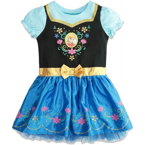 디즈니 [아마존베스트]Disney Frozen Princess Anna Toddler Girls Costume Cosplay Dress Hooded Cape 5T