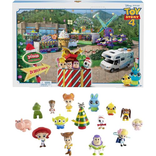 디즈니 [아마존베스트]Disney Toy Story GKT88 Pixar 4 Movie Advent Calendar, Multicolour