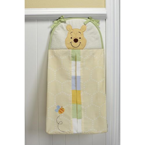 디즈니 Disney Winnie The Peeking Pooh Diaper Stacker, Yellow, Blue, Green