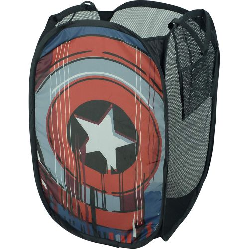 디즈니 Disney Marvel Avengers Pop Up Laundry Bin, Blue