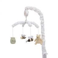 Disney Winnie The Pooh Classic Pooh Ivory, Sage, Butter Musical Mobile with Hunny Pot and Bees, Ivory, Sage, Butter, Brown