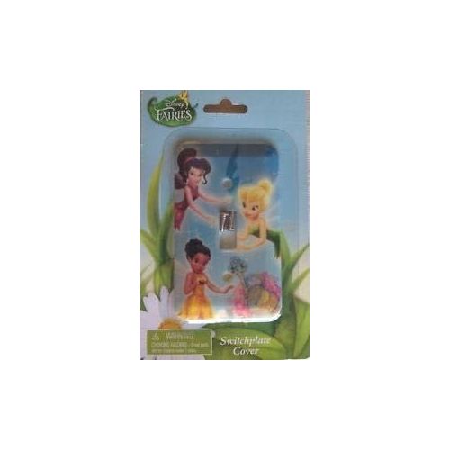 디즈니 Disney Fairies Tinker Bell Switchplate Cover - Kids Bedroom Playroom Decor Light Switch Plate