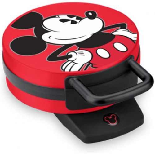 디즈니 Disney DCM-12 Mickey Mouse Waffle Maker, Red