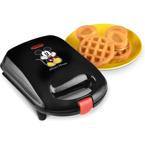 디즈니 Disney DCM-9 Mickey Mini Waffle Maker, Black