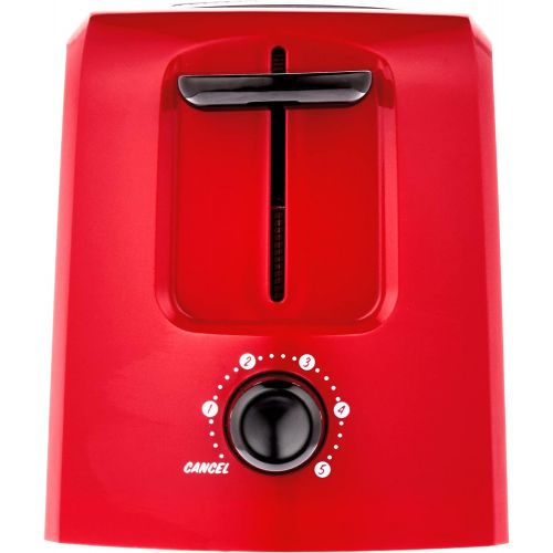 디즈니 Disney DCM-21 Mickey Mouse 2 Slice Toaster, Red/Black, 1