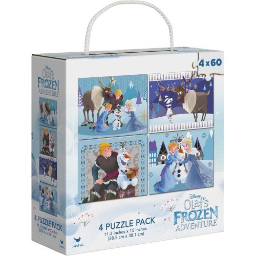 디즈니 Disney Frozen Frozen Puzzles, 60 Pieces, (4-Pack)