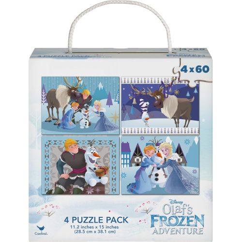 디즈니 Disney Frozen Frozen Puzzles, 60 Pieces, (4-Pack)