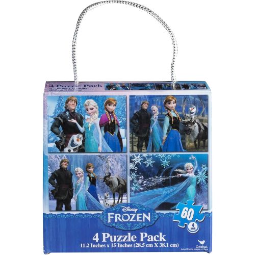 디즈니 Disney Frozen Frozen Puzzles, 60 Pieces, (4-Pack)