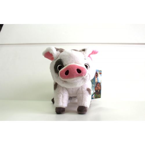 디즈니 Disney Moana & Pua, Plush Toys Animators Collection - Moana is 12 inches Tall - Pua is 7inches Tall and 10 inches Long - Genuine, Original, Authentic, Store