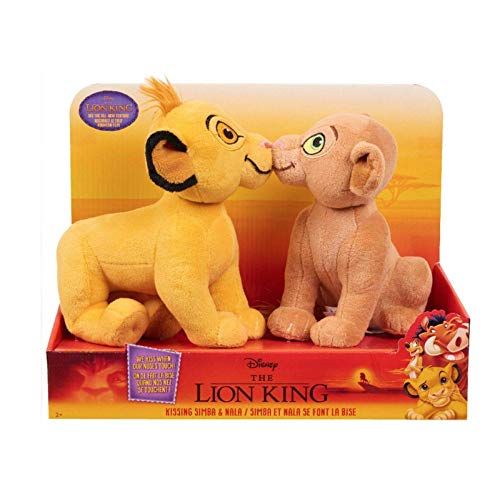 디즈니 Disney The Lion King Kissing Plush - Simba & Nala