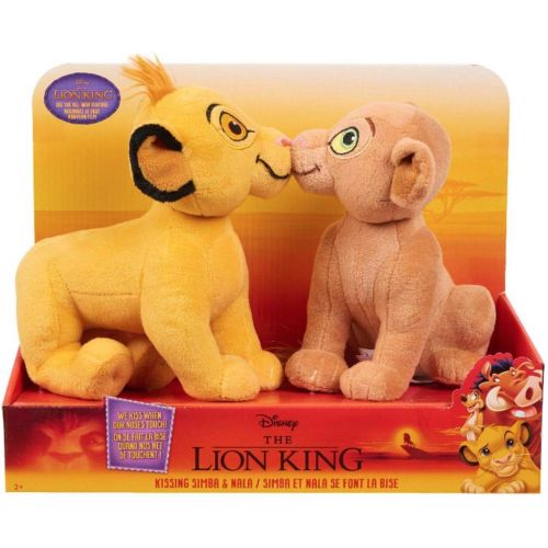 디즈니 Disney The Lion King Kissing Plush - Simba & Nala