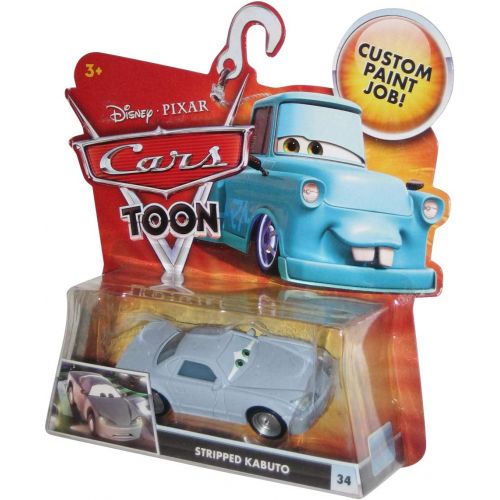 디즈니 Disney Cars Toon 1:55 Scale Diecast Tokyo Mater Stripped Kabuto #34