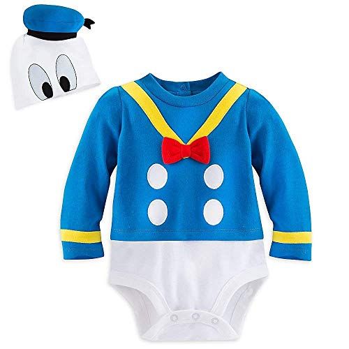 디즈니 Disney Store Deluxe Donald Duck Halloween Costume Bodysuit Size 3 - 6 Months