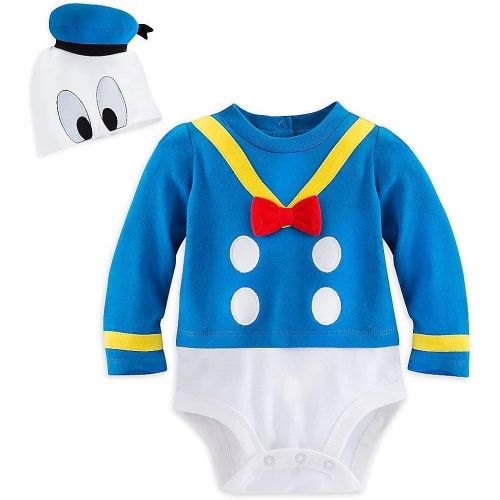 디즈니 Disney Store Deluxe Donald Duck Halloween Costume Bodysuit Size 3 - 6 Months
