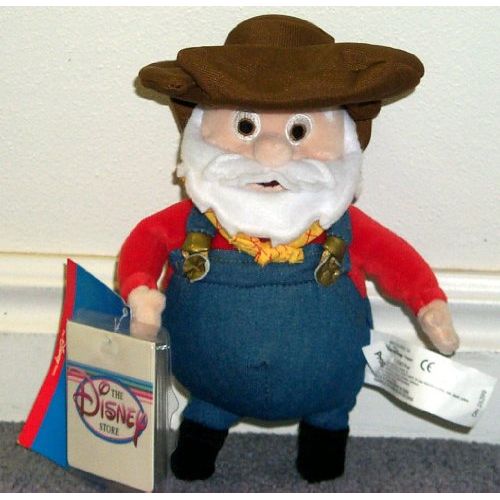 디즈니 Rare Disney Retired Toy Story Prospector 9 Plush Bean Bag Doll Mint with Tags