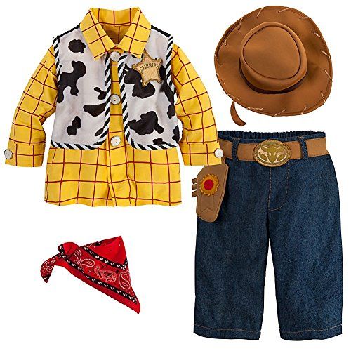 디즈니 Disney Store Deluxe Toy Story Woody Halloween Costume Size 3 6 Months Brown