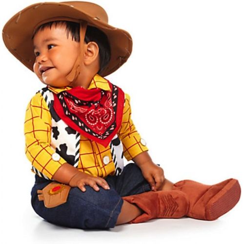 디즈니 Disney Store Deluxe Toy Story Woody Halloween Costume Size 3 6 Months Brown