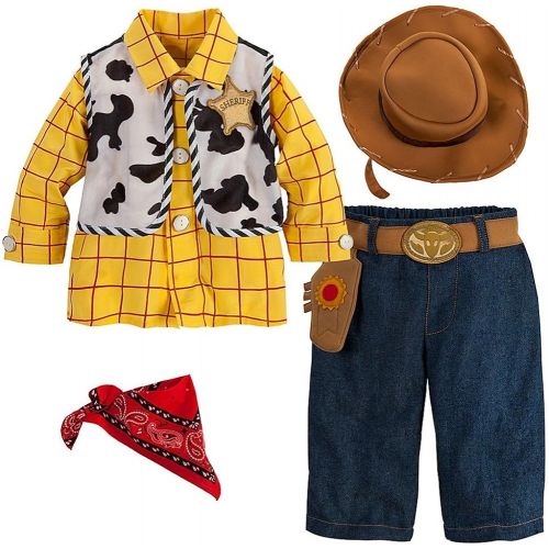 디즈니 Disney Store Deluxe Toy Story Woody Halloween Costume Size 3 6 Months Brown