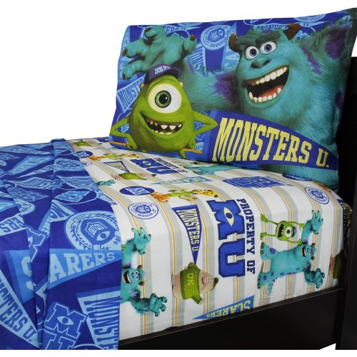 디즈니 Disney Pixar Monsters University Sheet Set, Twin