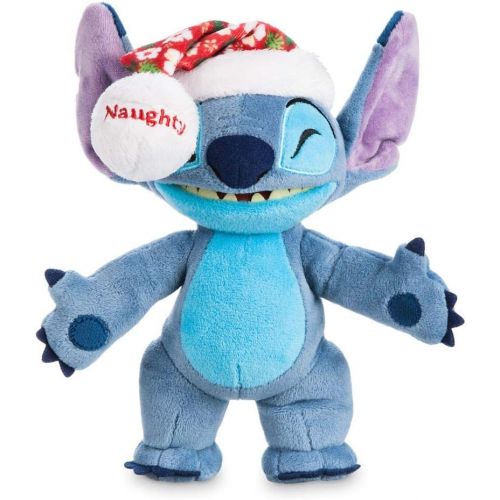 디즈니 Disney Stitch Poseable Plush and Holiday Mischief with Stitch Book Set