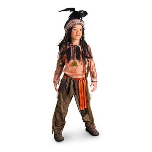 디즈니 Disney Exclusive The Lone Ranger Deluxe TONTO Costume for Boys (Size 4 (X-Small))