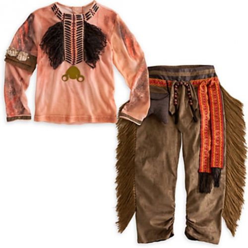 디즈니 Disney Exclusive The Lone Ranger Deluxe TONTO Costume for Boys (Size 4 (X-Small))