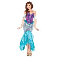 Leg Avenue Costumes Disney 3 Pc. Deluxe Ariel Includes Corset Straps and Skirt
