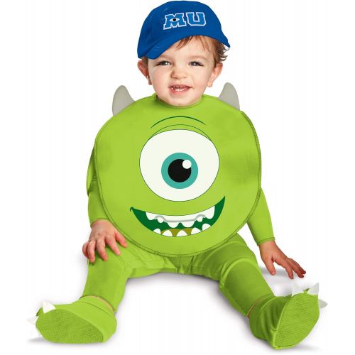 디즈니 Disguise Costumes Disney Pixar Monsters University Mike Classic Infant, Green/White/Blue, 12-18 Months