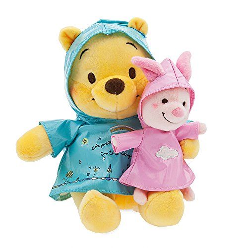 디즈니 Disney Winnie The Pooh and Piglet Rainy Day Plush Set - Small
