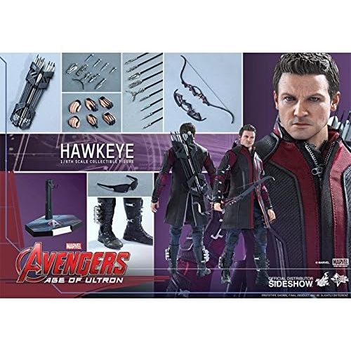 디즈니 Disney Hot Toys 1:6 Scale Avengers Age of Ultron Hawkeye Figure