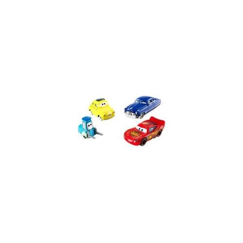 디즈니 Disney / Pixar CARS Movie Exclusive 155 Die Cast 4Pack Guido, Luigi, Lightning McQueen Doc Hudson