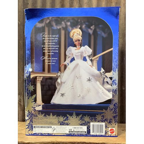 디즈니 Mattel 1996 Disney Holiday Princess Cinderella Barbie