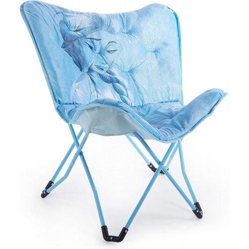 디즈니 Disney Frozen 2 Elsa Printed Plush Butterfly Chair