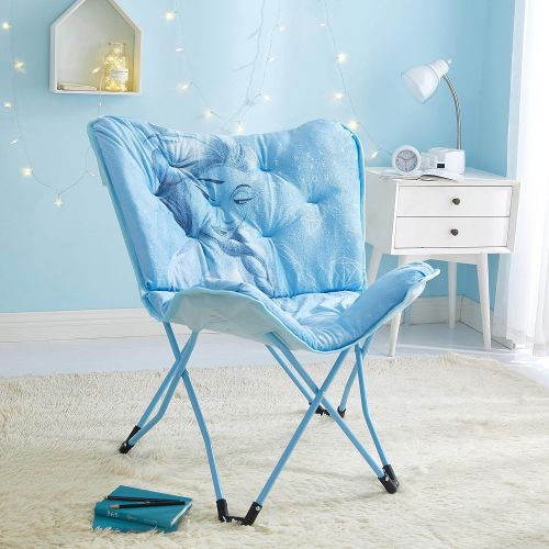 디즈니 Disney Frozen 2 Elsa Printed Plush Butterfly Chair