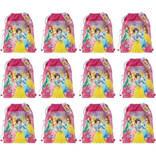 디즈니 New Disney Princess Non Woven Sling Bag with Hangtag (5 Princess) x 12