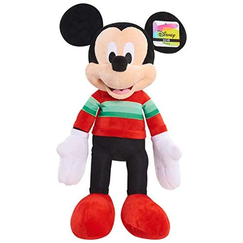 디즈니 Disney 15176 Mickey Mouse Holiday 2018 Plush, Multicolor