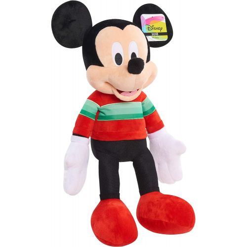 디즈니 Disney 15176 Mickey Mouse Holiday 2018 Plush, Multicolor