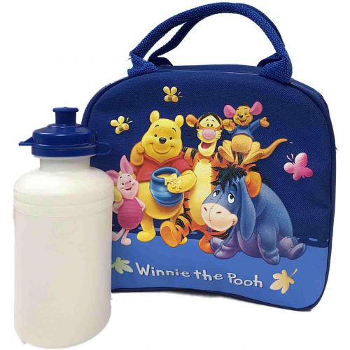 디즈니 Disney Winnie the Pooh Lunch Box with Water Bottle
